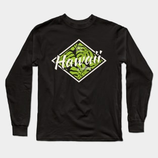 Hawaii surf design, print, typography Long Sleeve T-Shirt